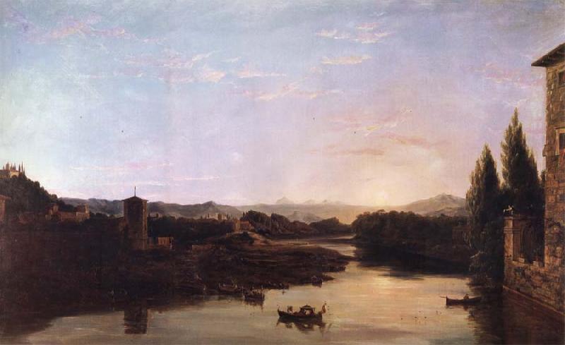 Thomas Cole Blick auf den Arno oil painting image